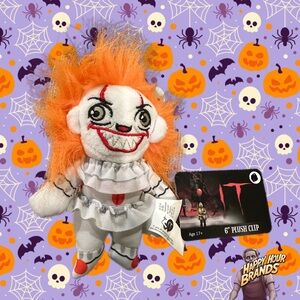 IT Pennywise Halloween Horror Scary Stuffed Plush Toy by Ruz - 6"